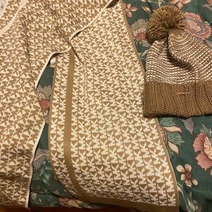 Michael Kors scarf and hat